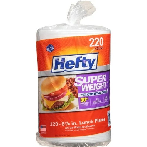 Hefty super weight - 8-7/8", foam