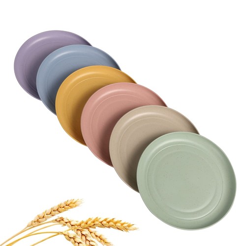 Wheat straw plates lightweight - plates,