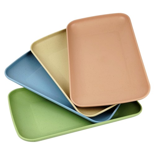 Plates pack rectangular - plates,4,