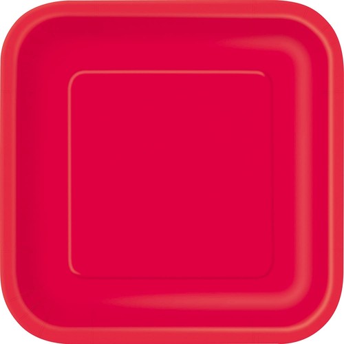 Unique party ruby red - red, 7in