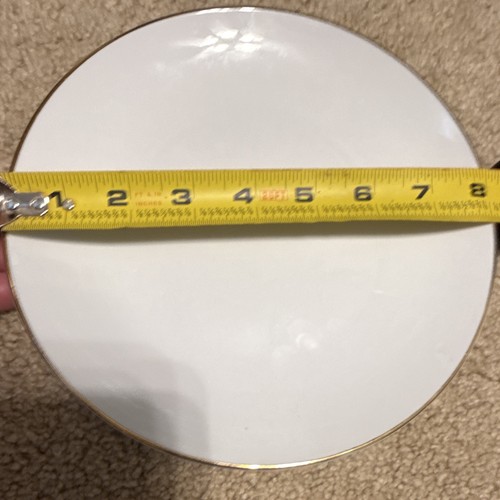 Round solid dessert plate - solid,