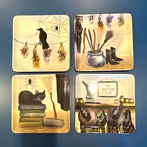 Set halloween square - set,