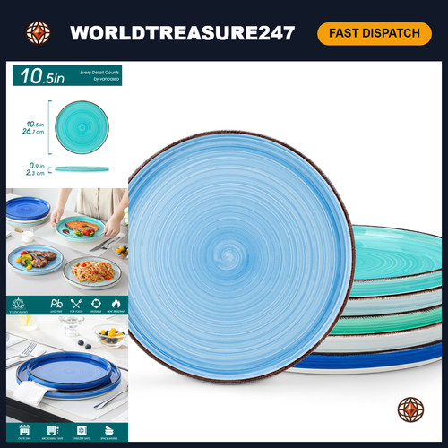 Ceramic dinner plates set 6 - dinner,