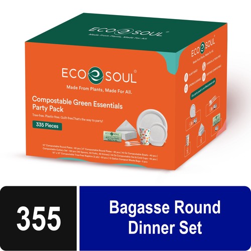 Ecosoul compostable dinnerware - ecosoul,