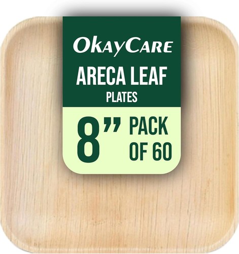 Areca blatt quadratische - 6",