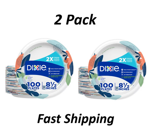 Dixie medium paper plates 5 - dixie,