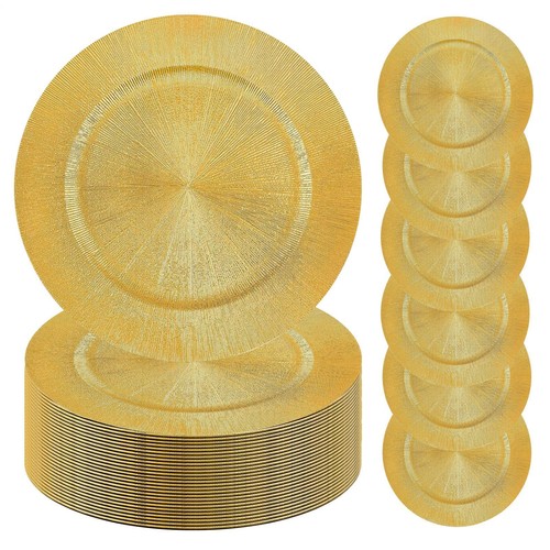 100 pcs charger plates bulk - 100,