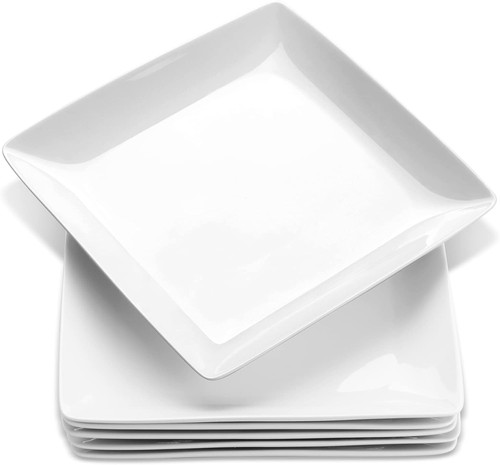Porcelain square dinner - square,