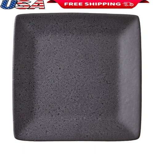 Stoneware salad plate - salad, square