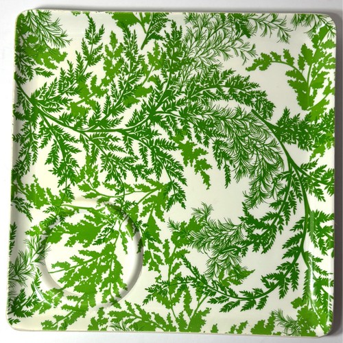 Vintage green fern white - vintage,