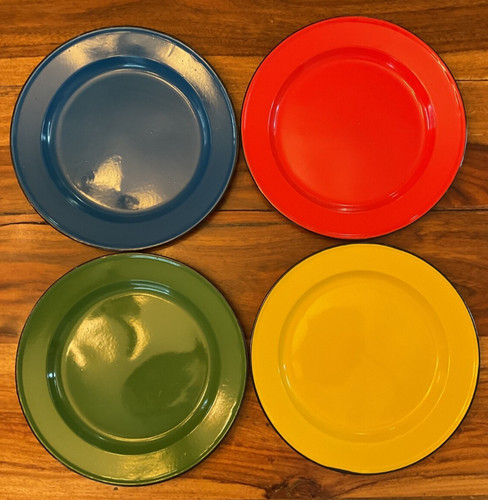 Lot enameled metal - lot,