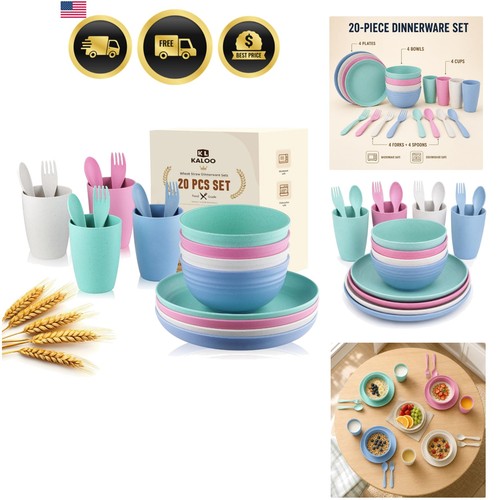 Wheat straw dishes - wheat,