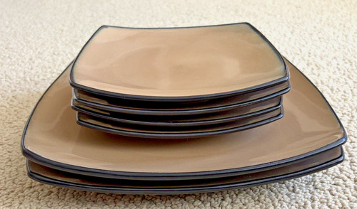Gibson stoneware square salad - gibson,