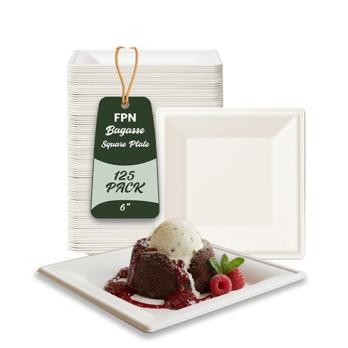 Square dinner plates - square, for