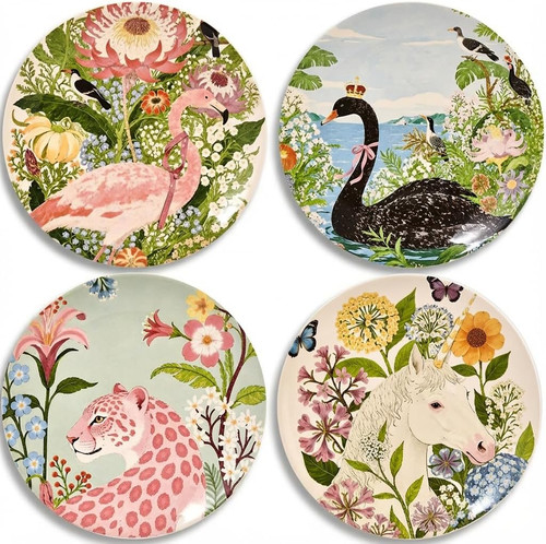 Inch ceramic plates set - inch, of