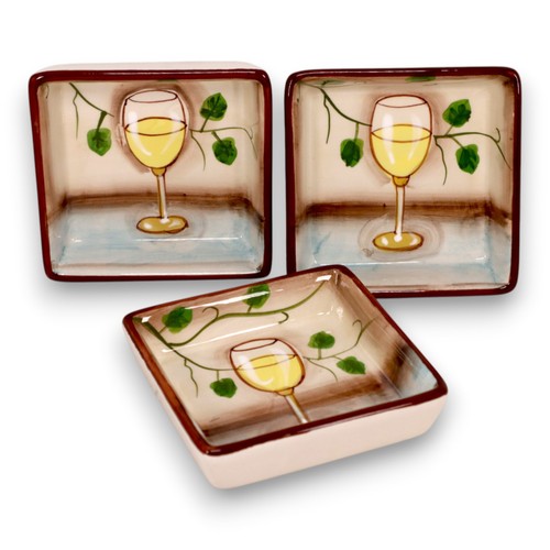 Hand painted wine glass - wine,