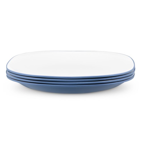 4er set speiseteller blau - speiseteller,