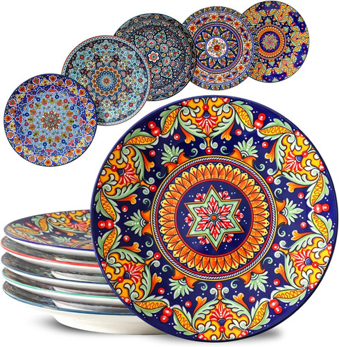 Dinner plates set 8 5 - plates, of